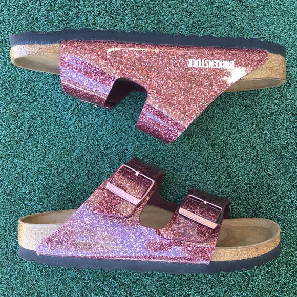 NWT Birkenstock Arizona Sandal Cosmic Sparkle Port - Picture 4 of 9